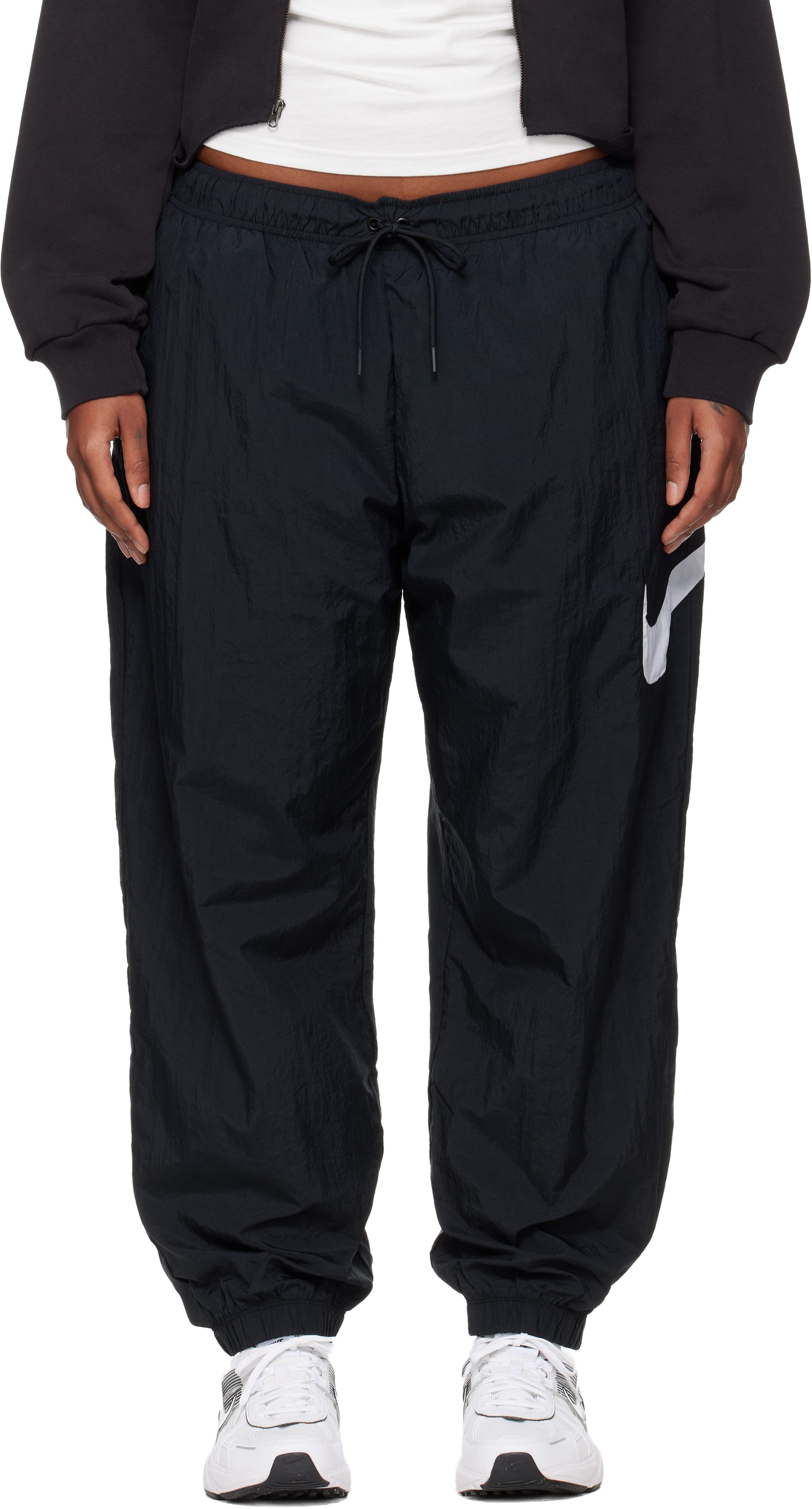 Nike Black Sportswear Essential Lounge Pants In Blue