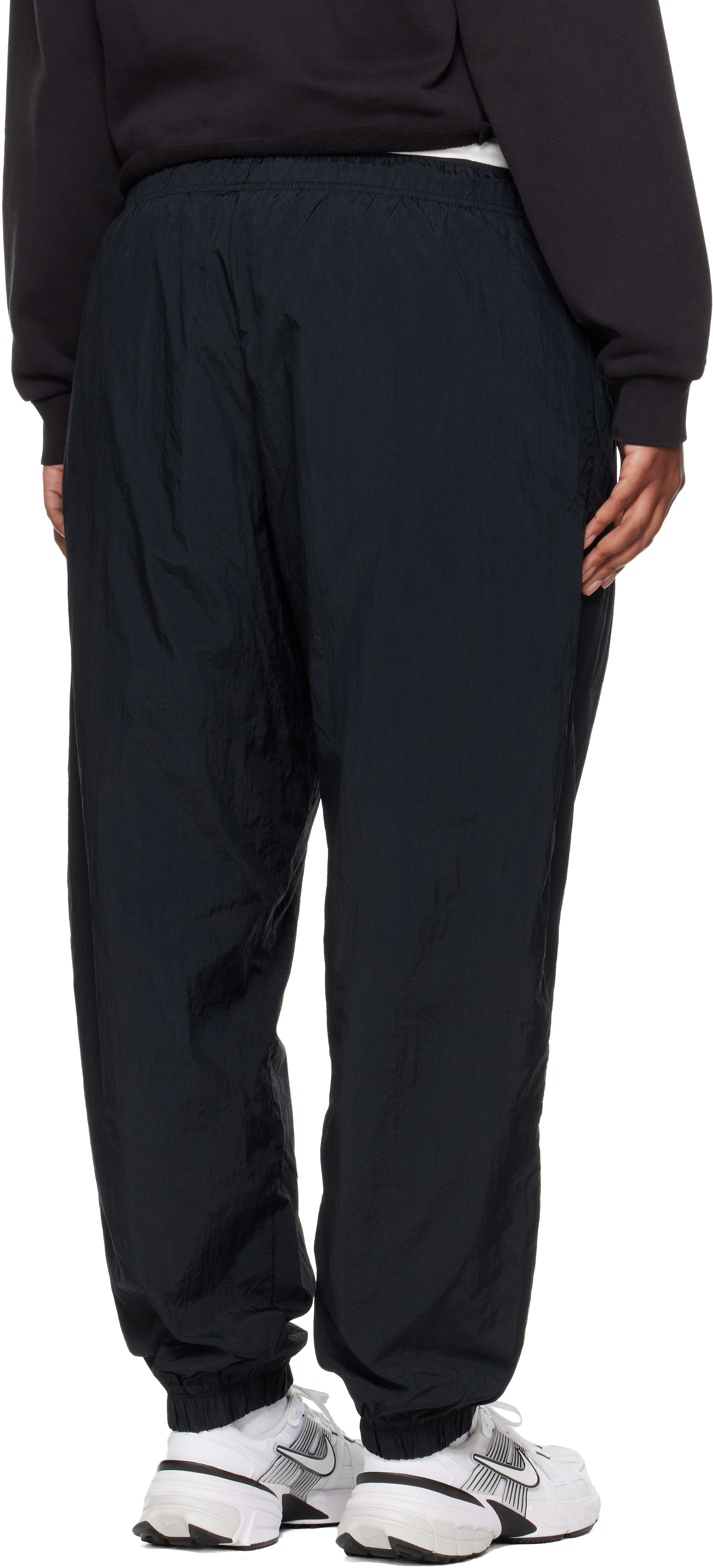 Nike Black Sportswear Essential Lounge Pants In Blue