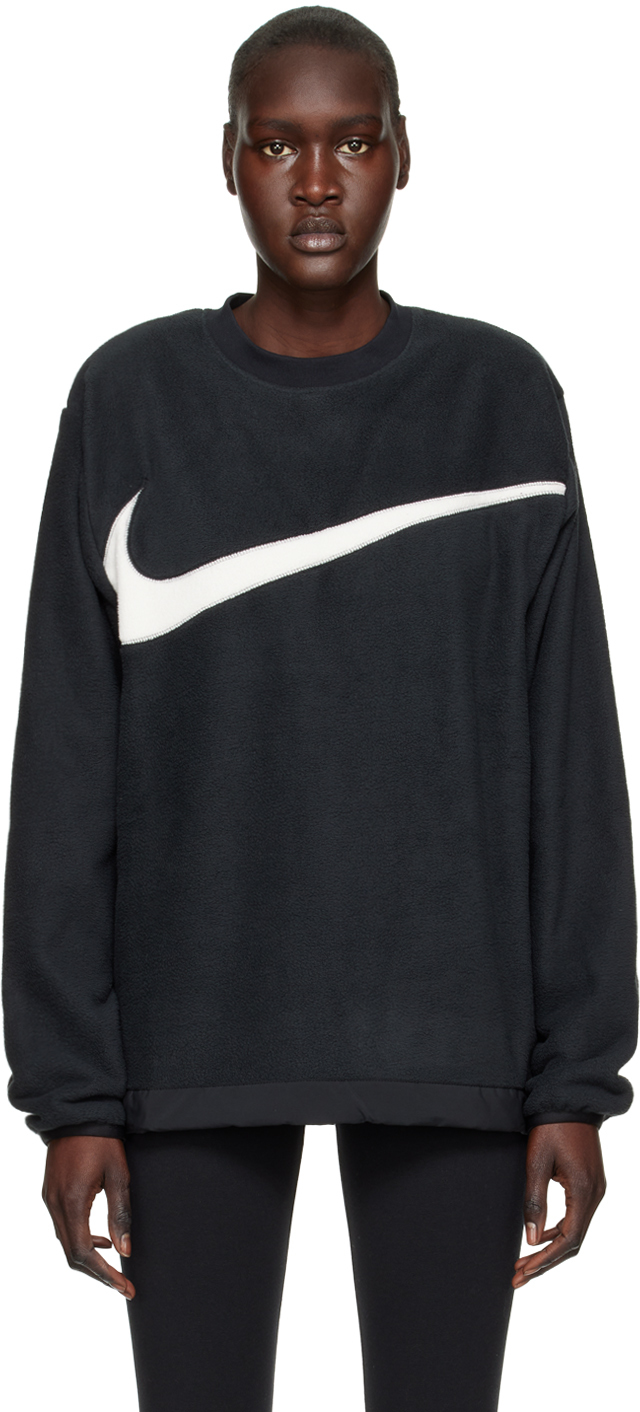 Nike Black Club Winterized Crew Sweatshirt
