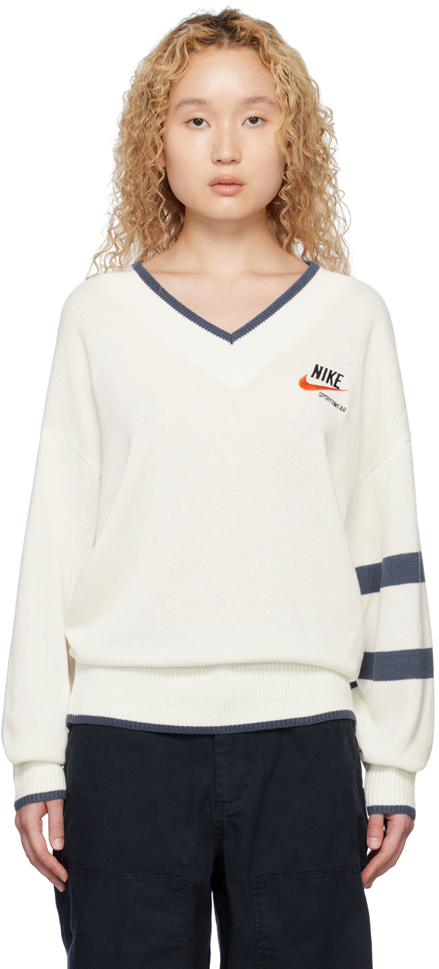 Nike Off-white 'sportswear' Sweater In Sail/diffused Blue/b ModeSens
