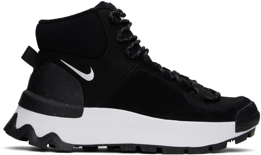 Nike City Classic Sneaker Bootie In Black/white