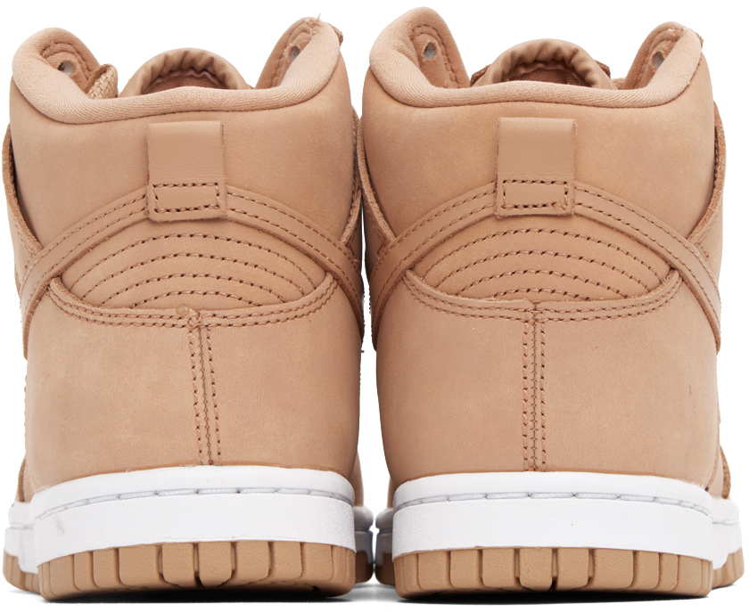 Nike Dunk High Premium Sneakers In Vachetta Tan/vachett