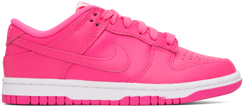 Nike Pink Dunk Low Sneakers