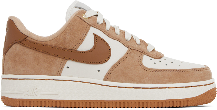 Nike Brown & White Air Force 1 LXX Sneakers