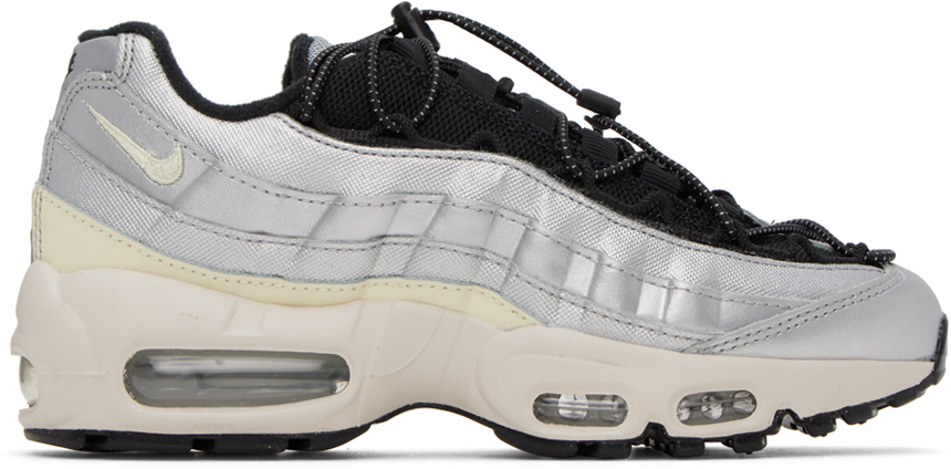 demonstration Tolkning score Black & Silver Air Max 95 Sneakers by Nike on Sale