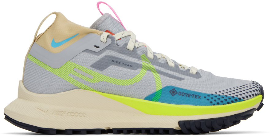 Nike Gray React Pegasus Trail 4 Gtx Sneakers In Grau | ModeSens