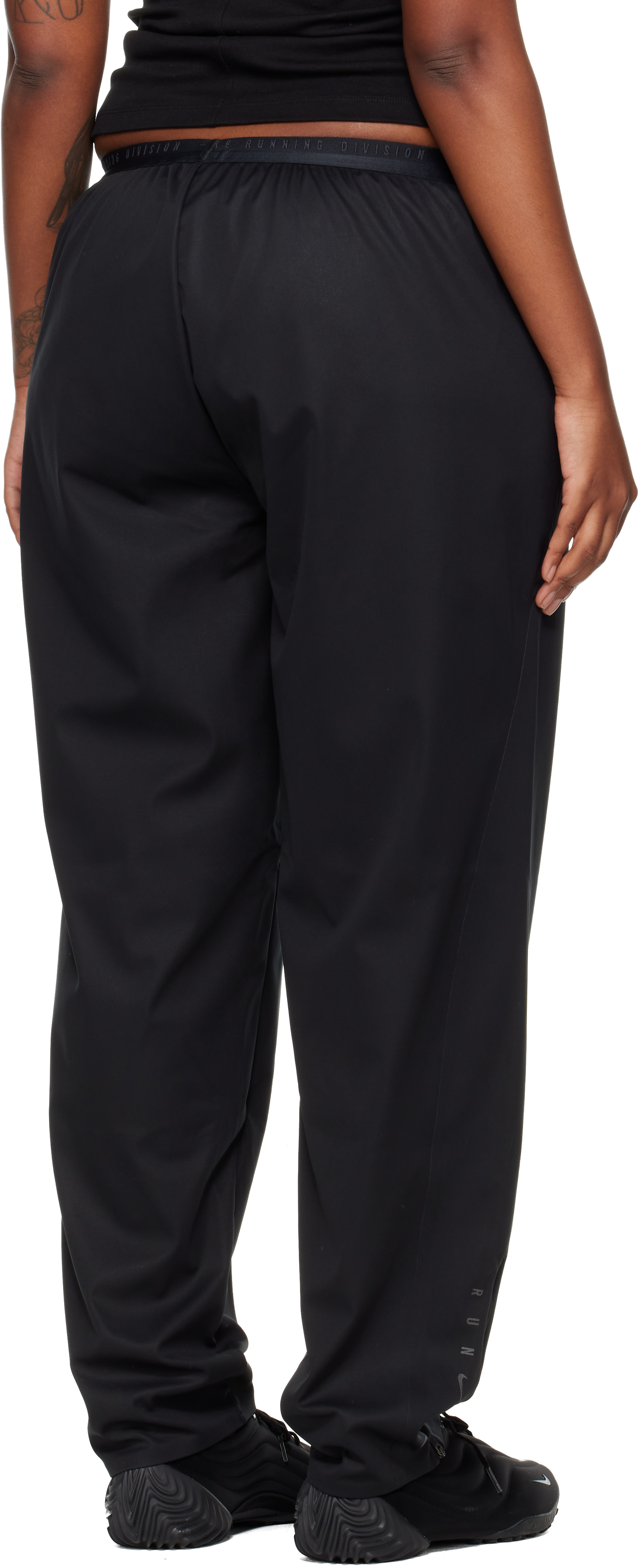 Nike Black Storm-fit Run Division Sport Pants In Black