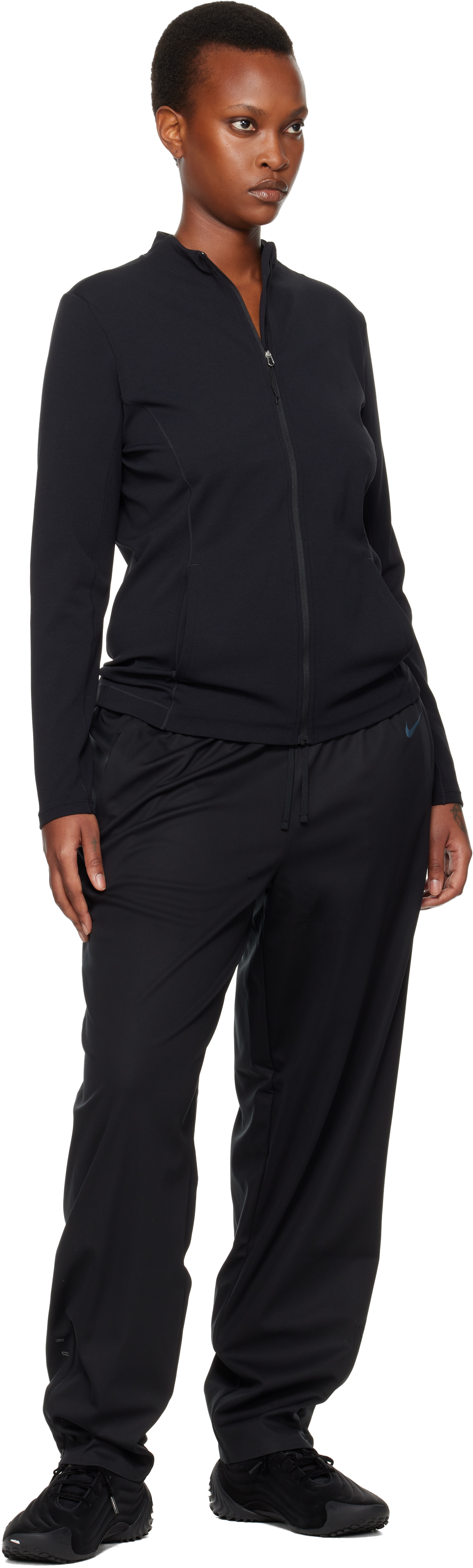 Nike Black Storm-fit Run Division Sport Pants In Black