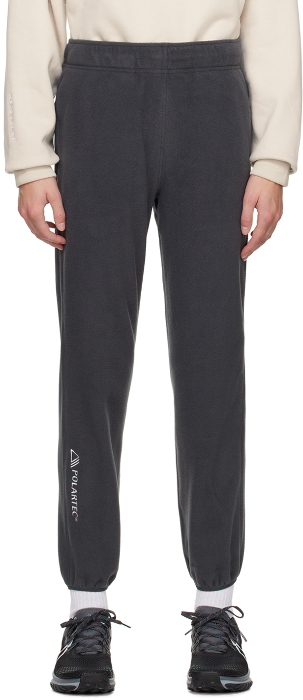 Nike Gray Wolf Tree Lounge Pants In Anthracite/summit Wh