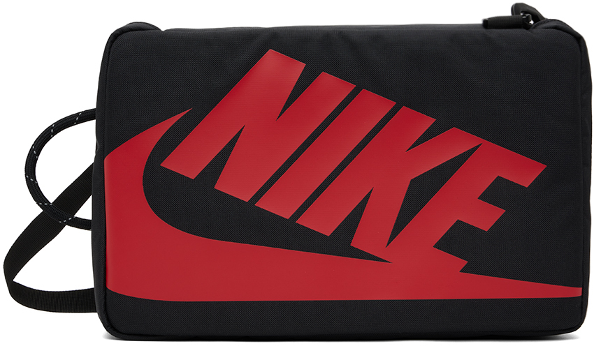 Nike Black Shoe Box Bag In Black/black/universi