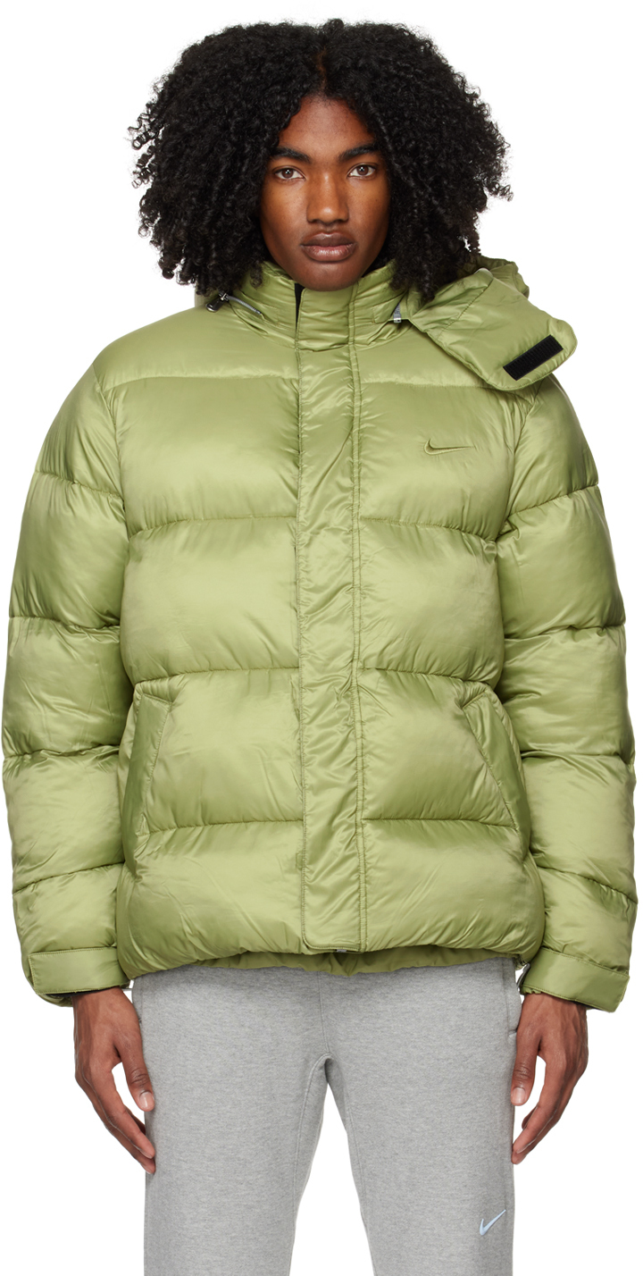 Nike: Green Therma-FIT Puffer Jacket | SSENSE UK