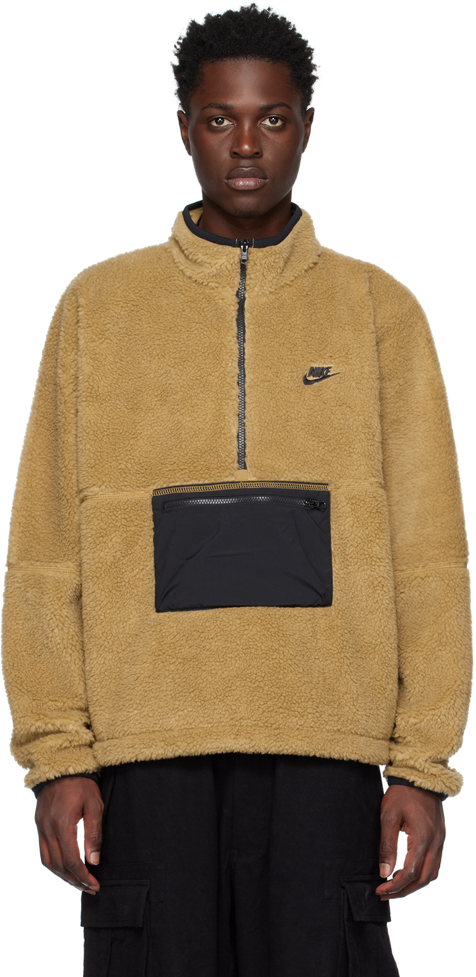 Nike Brown Half-Zip Jacket