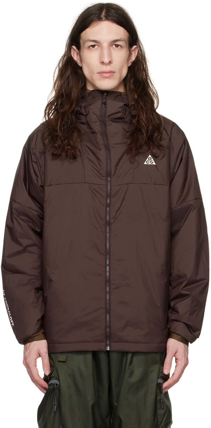 Brown ACG Therma-Fit ADV 'Rope de Dope' Jacket by Nike on Sale