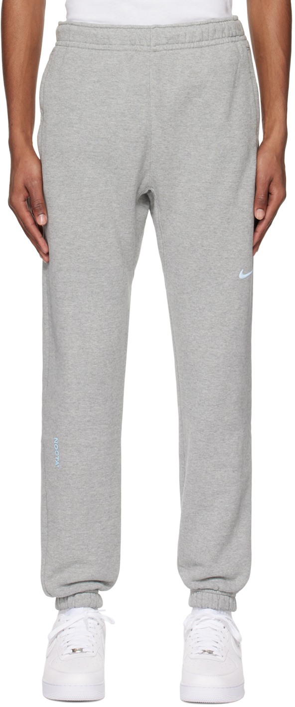 Nike: Gray NOCTA Drawstring Sweatpants | SSENSE UK