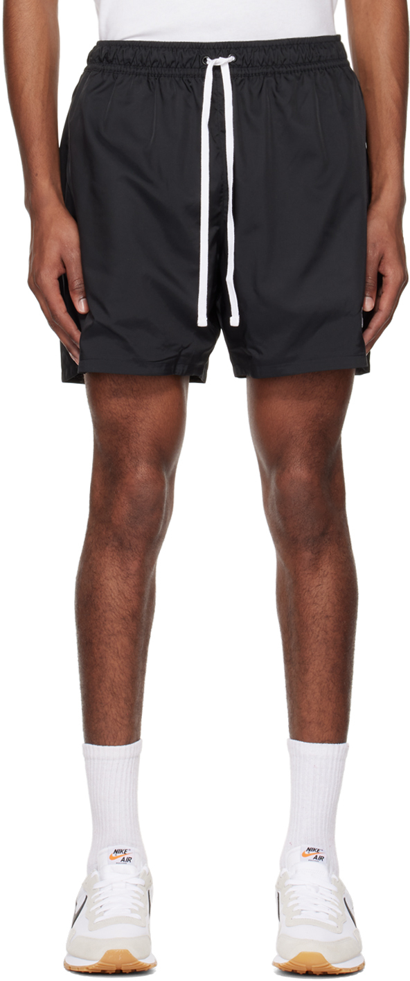 Nike Black Sportswear Essentials Shorts In Black/white