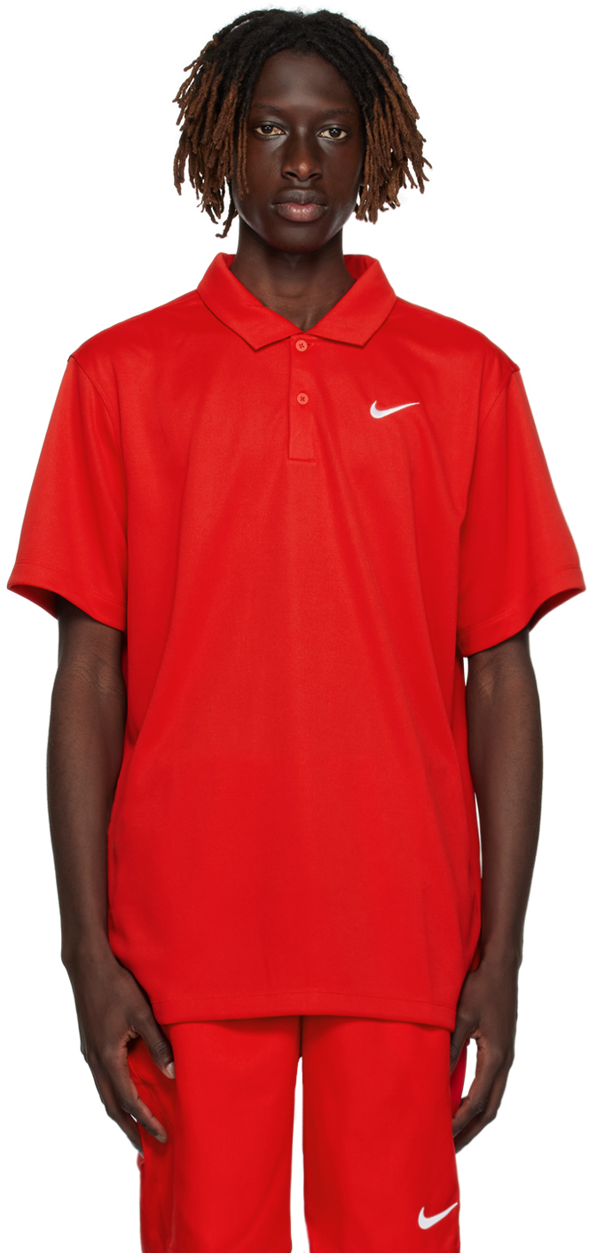 Nike Polo Dri-fit Victory Polo In Red