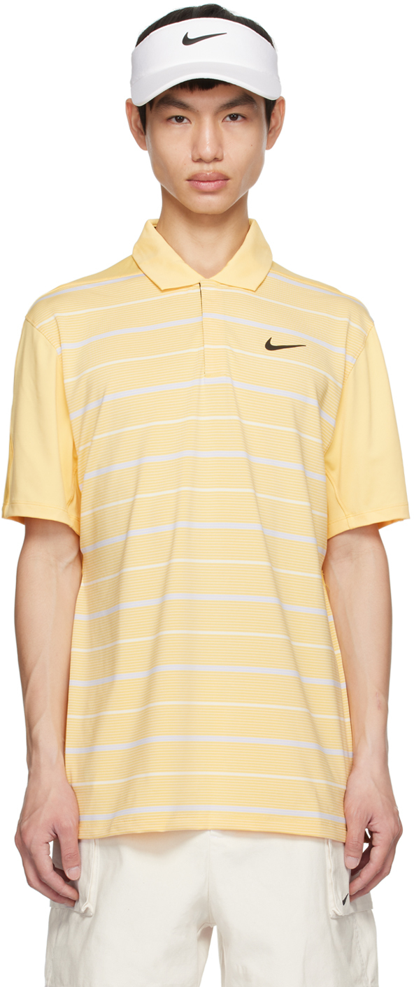 Yellow Dri-FIT Tiger Woods Polo
