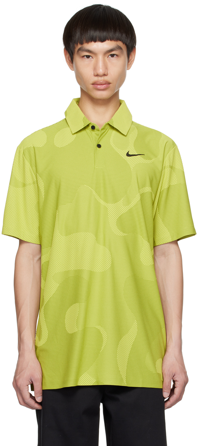 Nike Men's Dri-fit Adv Tour Camo Golf Polo In Green