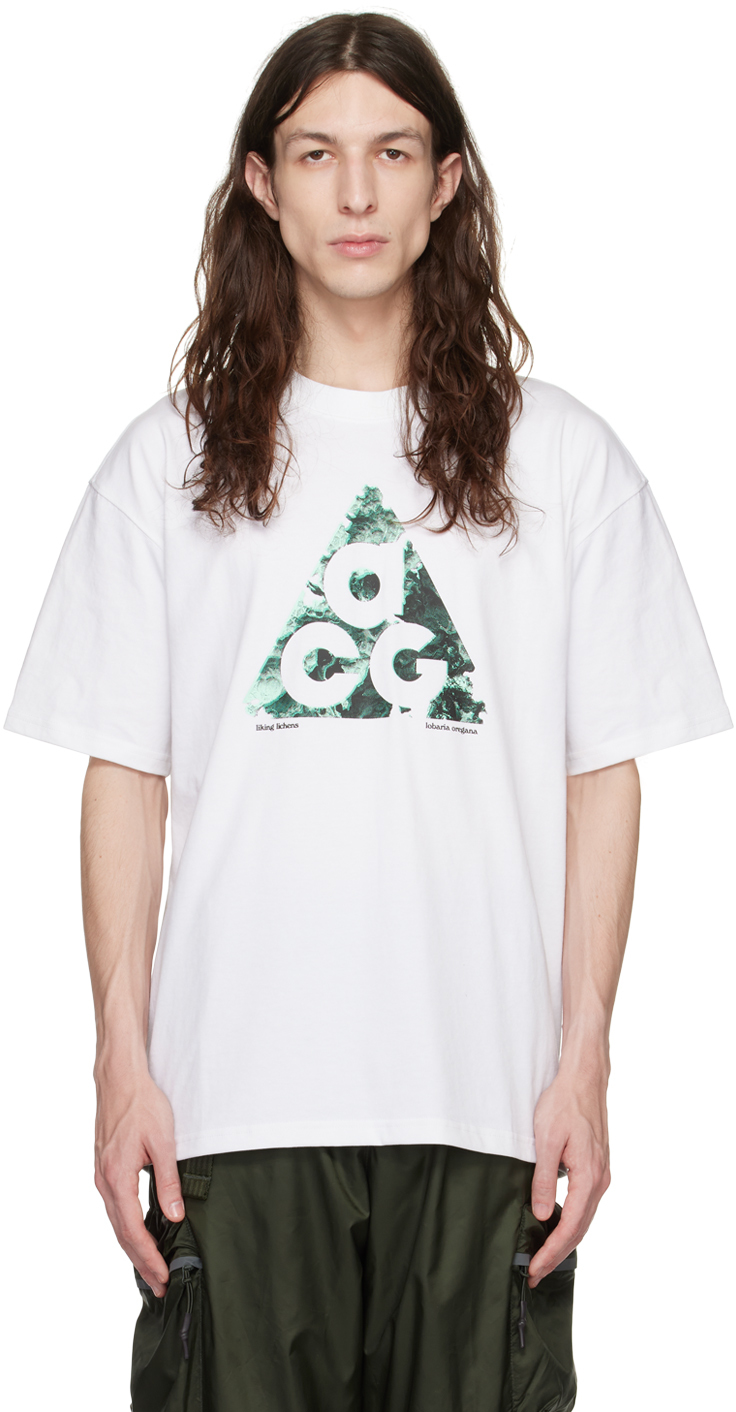 Shop Nike White Acg T-shirt