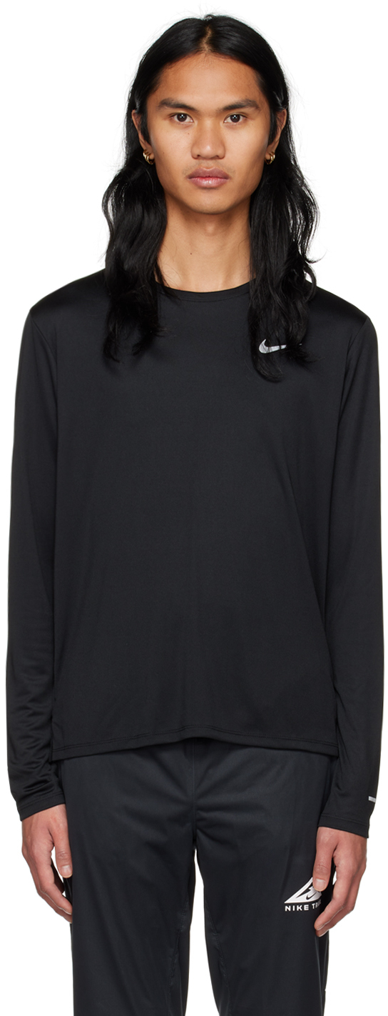 Nike Black Reflective Long Sleeve T-Shirt