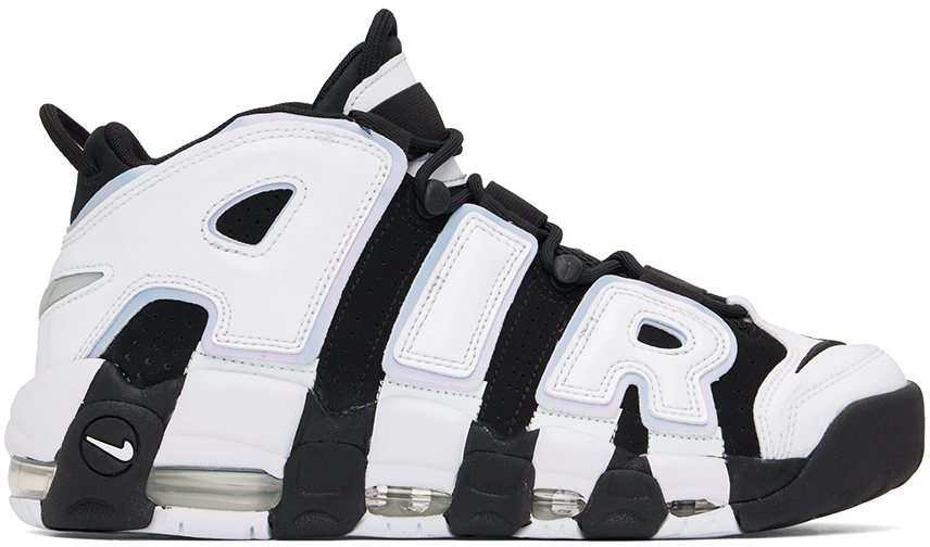 Uitscheiden publiek Passief White & Black Air More Uptempo '96 Sneakers by Nike on Sale