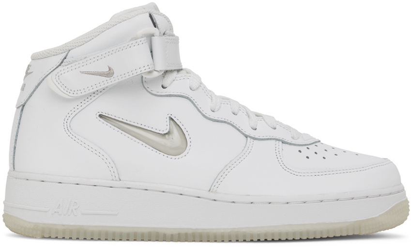 Nike White Air Force 1 '07 Sneakers In Summit White/light B