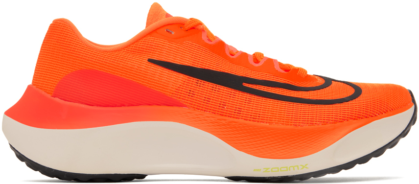 Nike Orange Zoom Fly 5 Sneakers