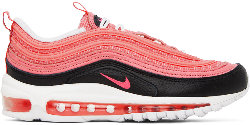 Shop Nike Pink Air Max 97 Sneakers In Ink Gaze/hyper Pink-