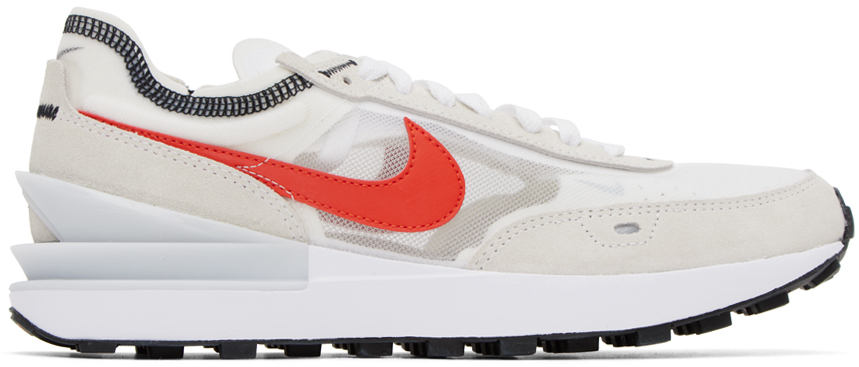 NIKE GRAY WAFFLE ONE SNEAKERS