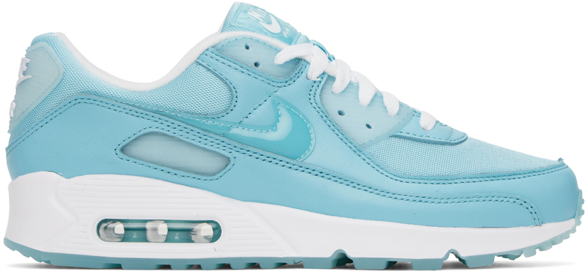Nike Blue Air Max 90 Sneakers In Blue Chill/blue Chil