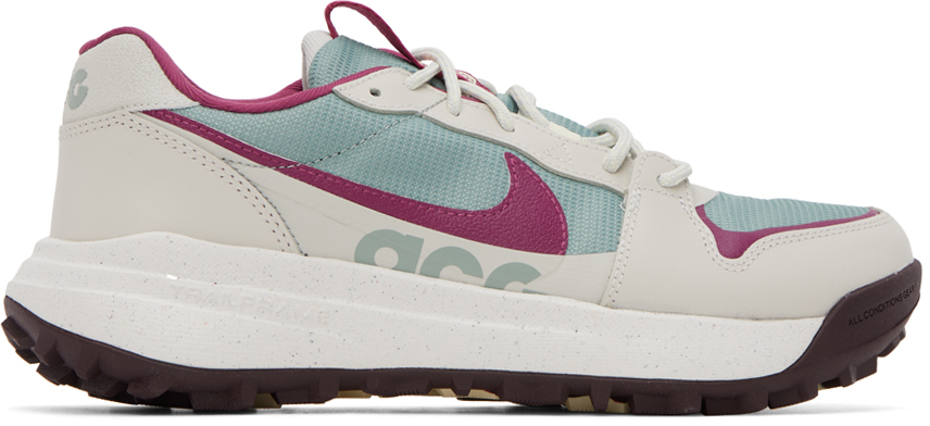 Gray & Purple ACG Lowcate Sneakers by Nike on Sale