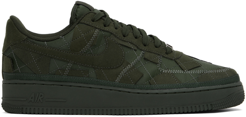 NIKE GREEN BILLIE EILISH EDITION AIR FORCE 1 LOW SNEAKERS