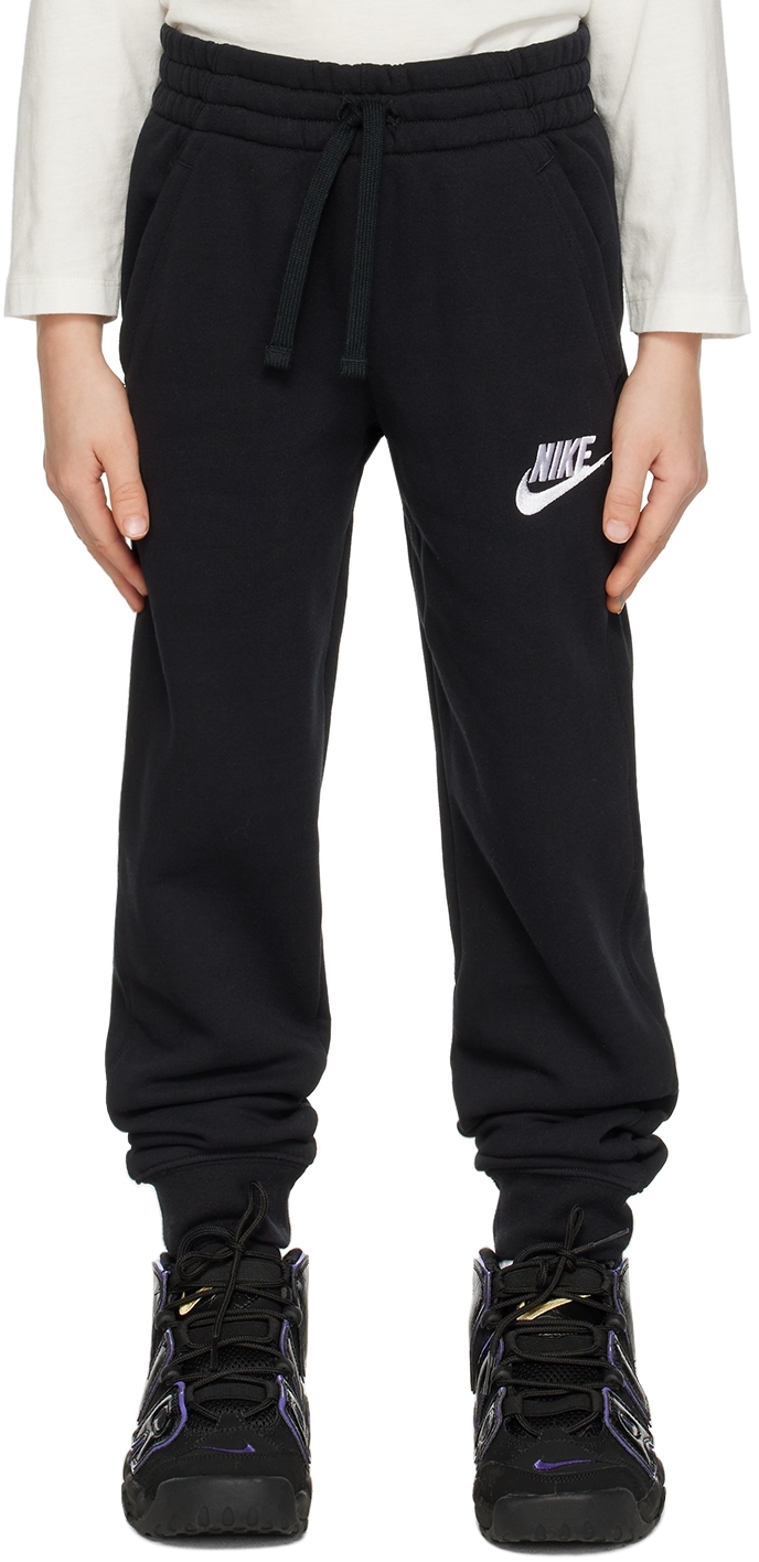 Kids Black Sportswear Lounge Pants by Nike