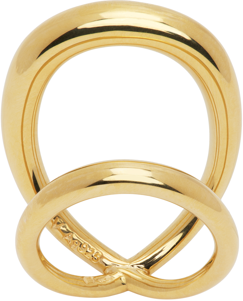 Shop C.chesnais Gold Ivy Surma Ring