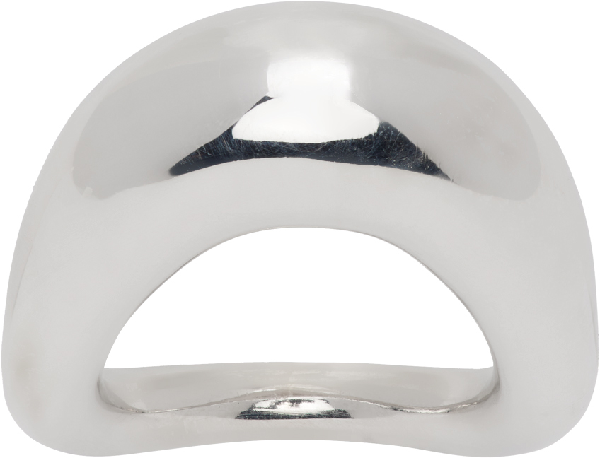 C. Chesnais Silver Lips Ring