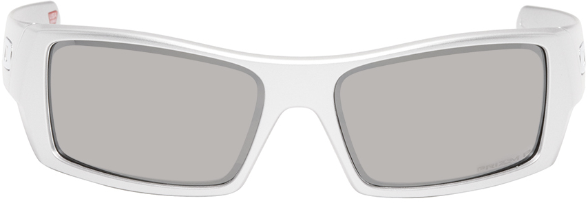 Oakley: Silver Gascan Sunglasses | SSENSE