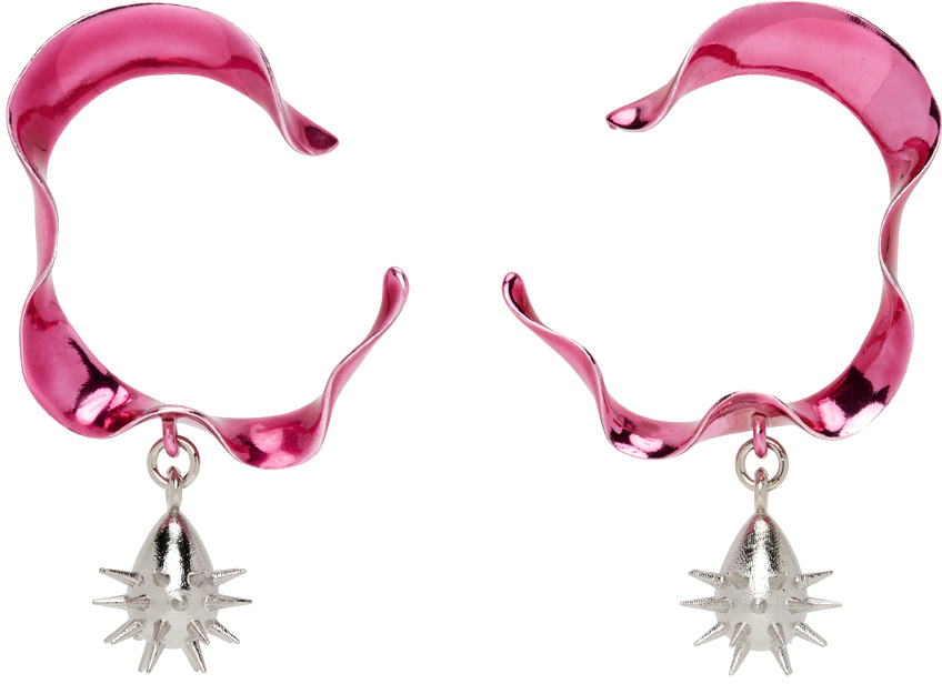HUGO KREIT Pink Mini Swell Earrings