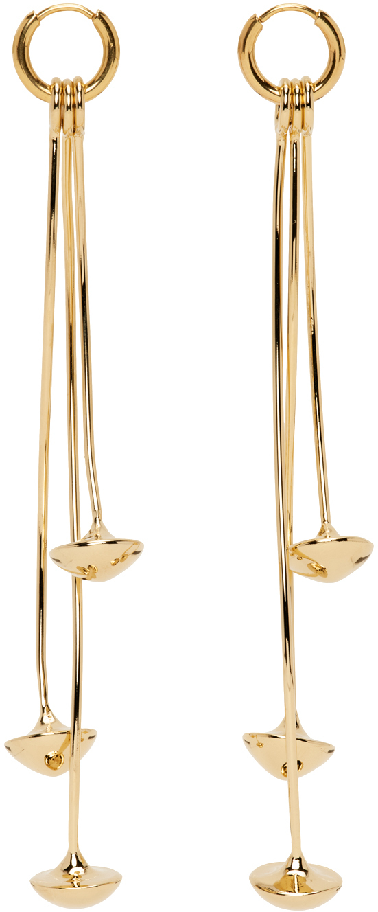 HUGO KREIT SSENSE Exclusive Gold Shroom Earrings