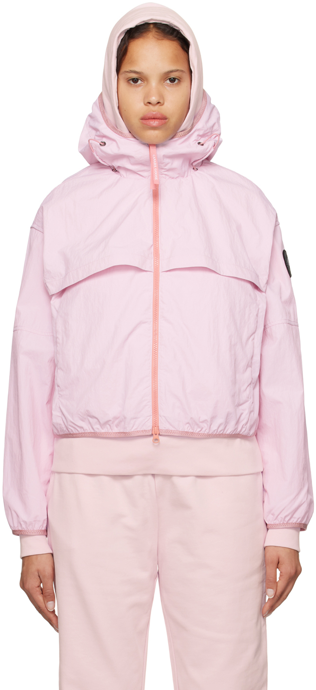 Canada Goose Sinclair Hooded Jacket With Mesh Vent In Pink