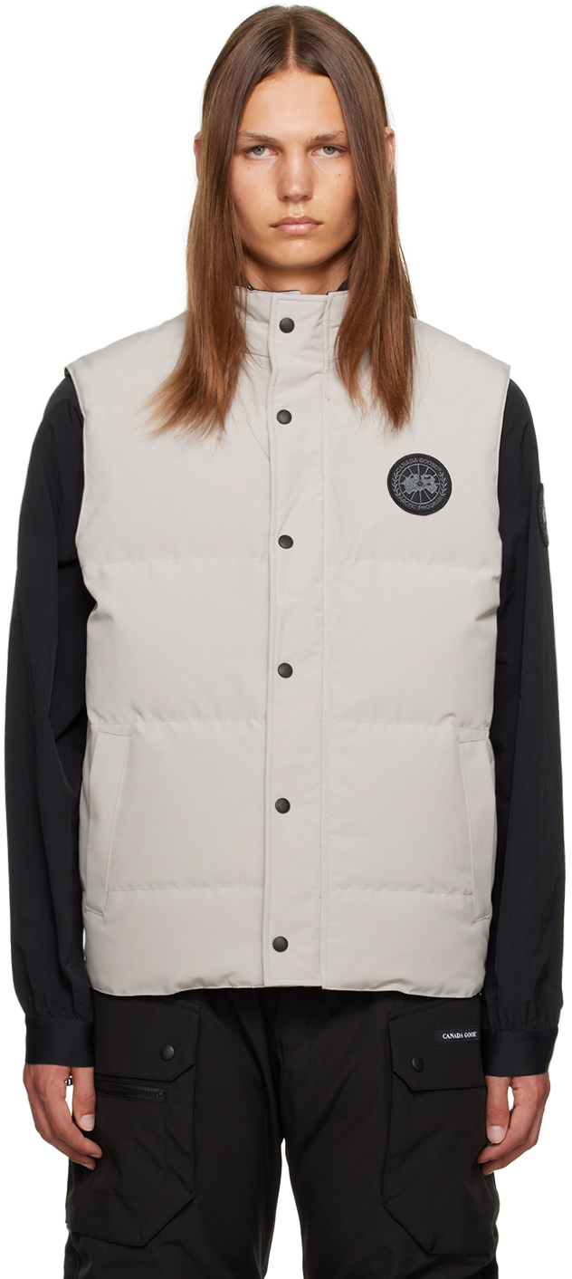 CANADA GOOSE GRAY GARSON DOWN VEST