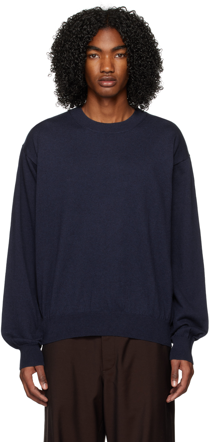 Blue Nova Sweater by The Elder Statesman on Sale