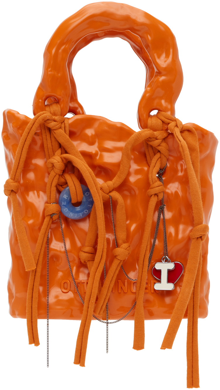 Ottolinger Ssense Exclusive Orange Ceramic Bag In Special Orange