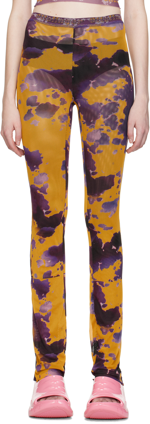 Ottolinger Ssense Exclusive Purple Lounge Pants In Special Print Purple