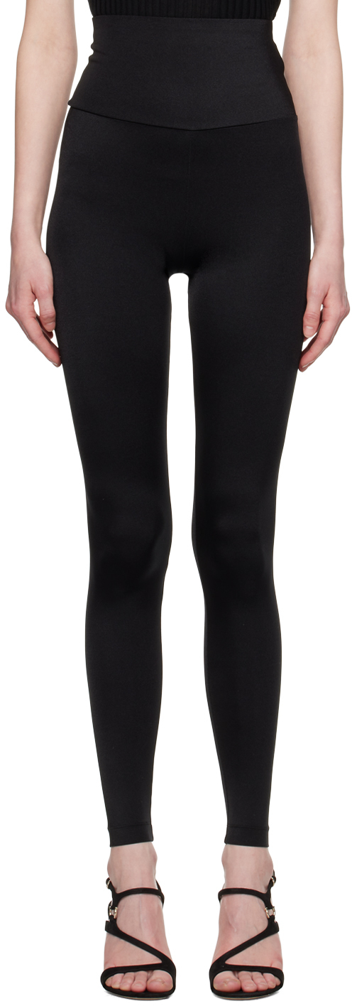Shop Wolford Black 'the Workout' Leggings In 7005 Black