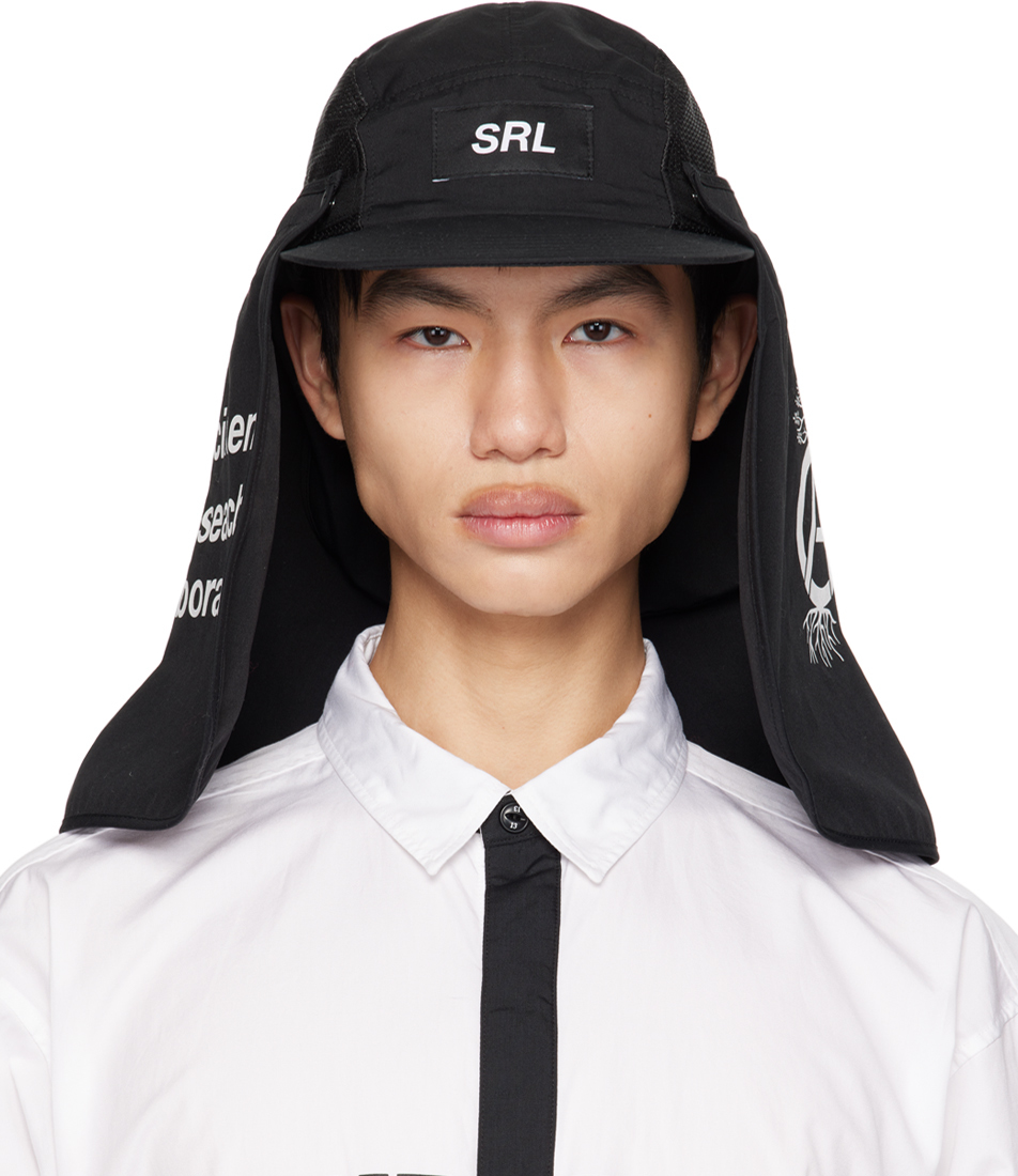 Neighborhood Black SRL Sun Guard Cap | Smart Closet