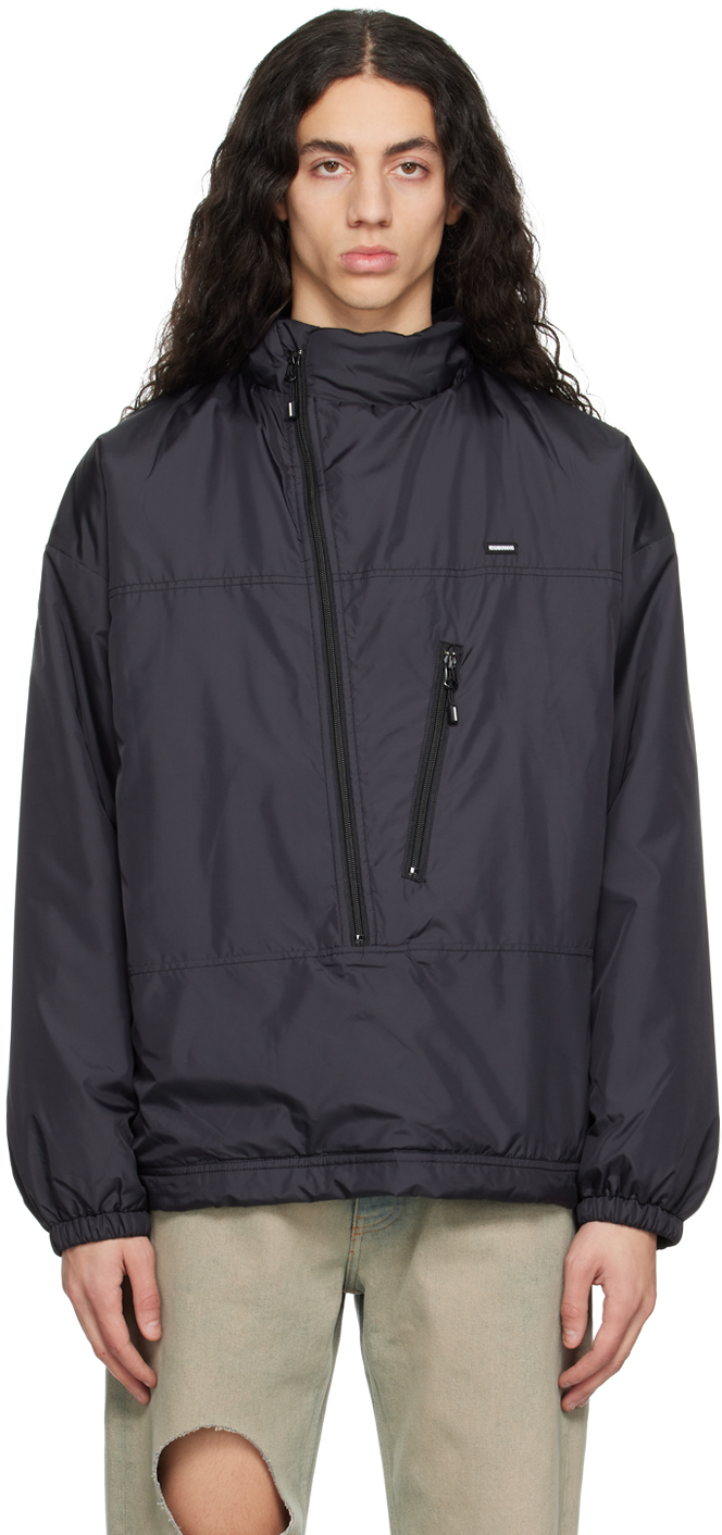 Black Half-Zip Jacket