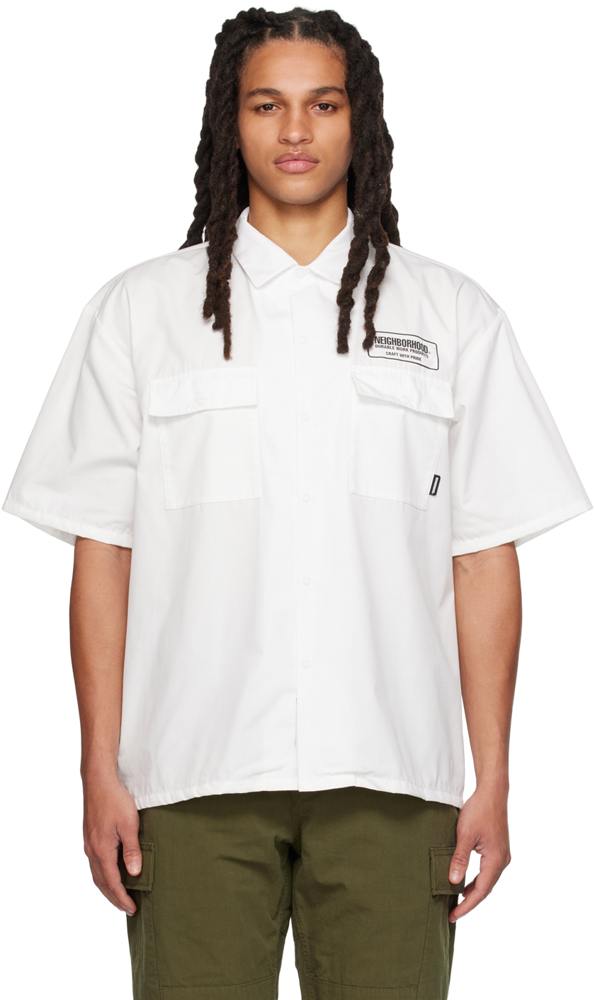 Neighborhood: White Classic Shirt | SSENSE Canada