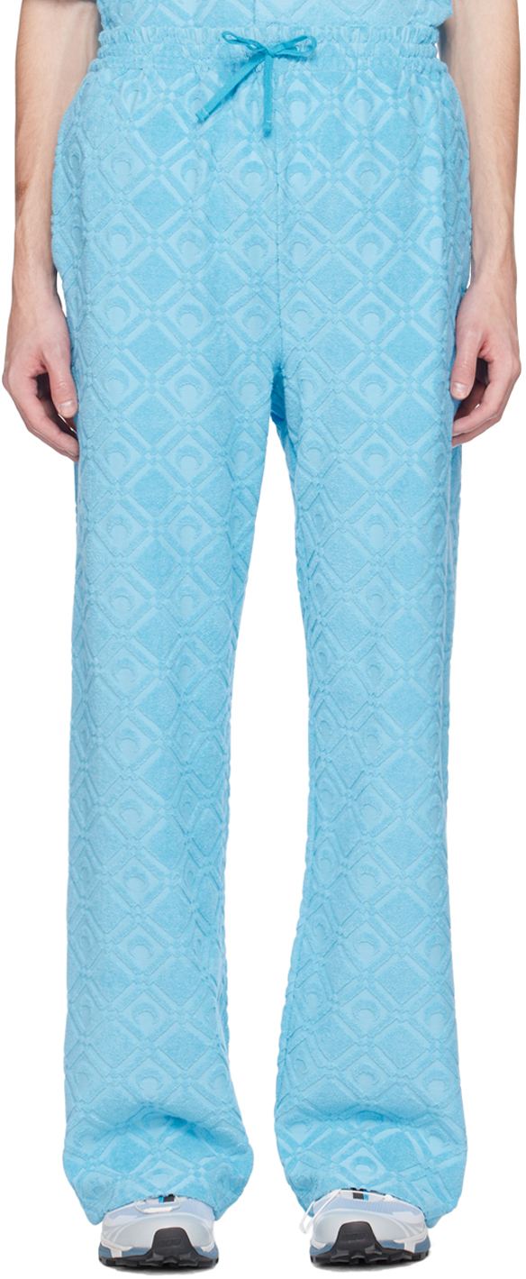 Marine Serre - MOON SPONGE JACQUARD LOUNGE PANTS