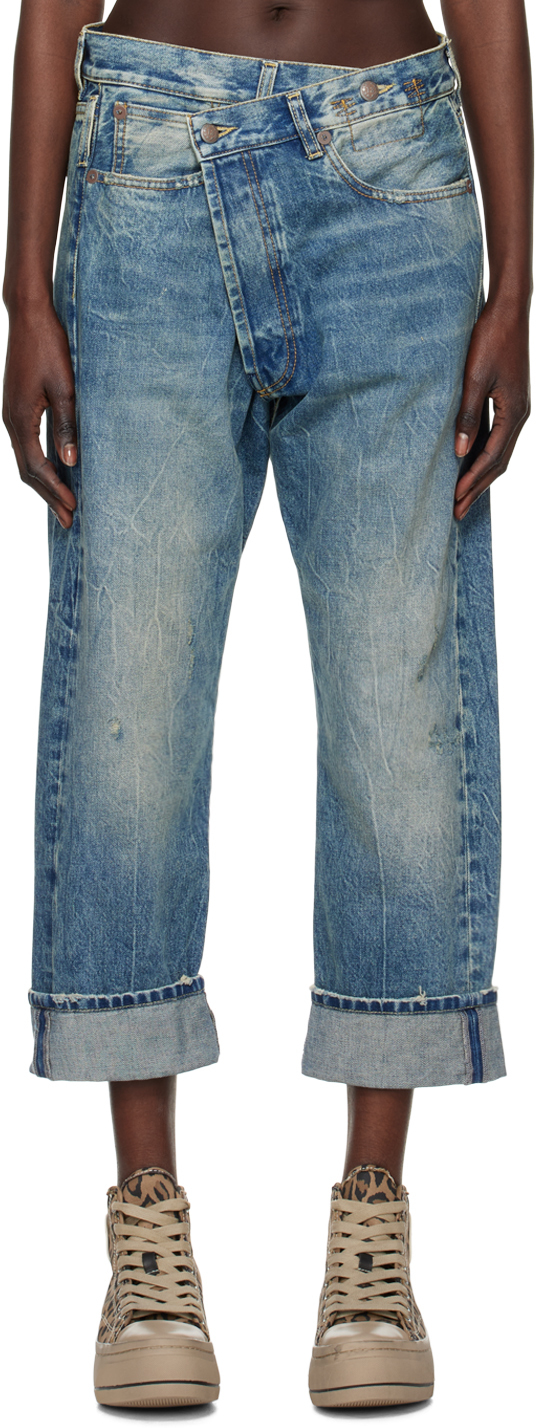 Blue Crossover Jeans