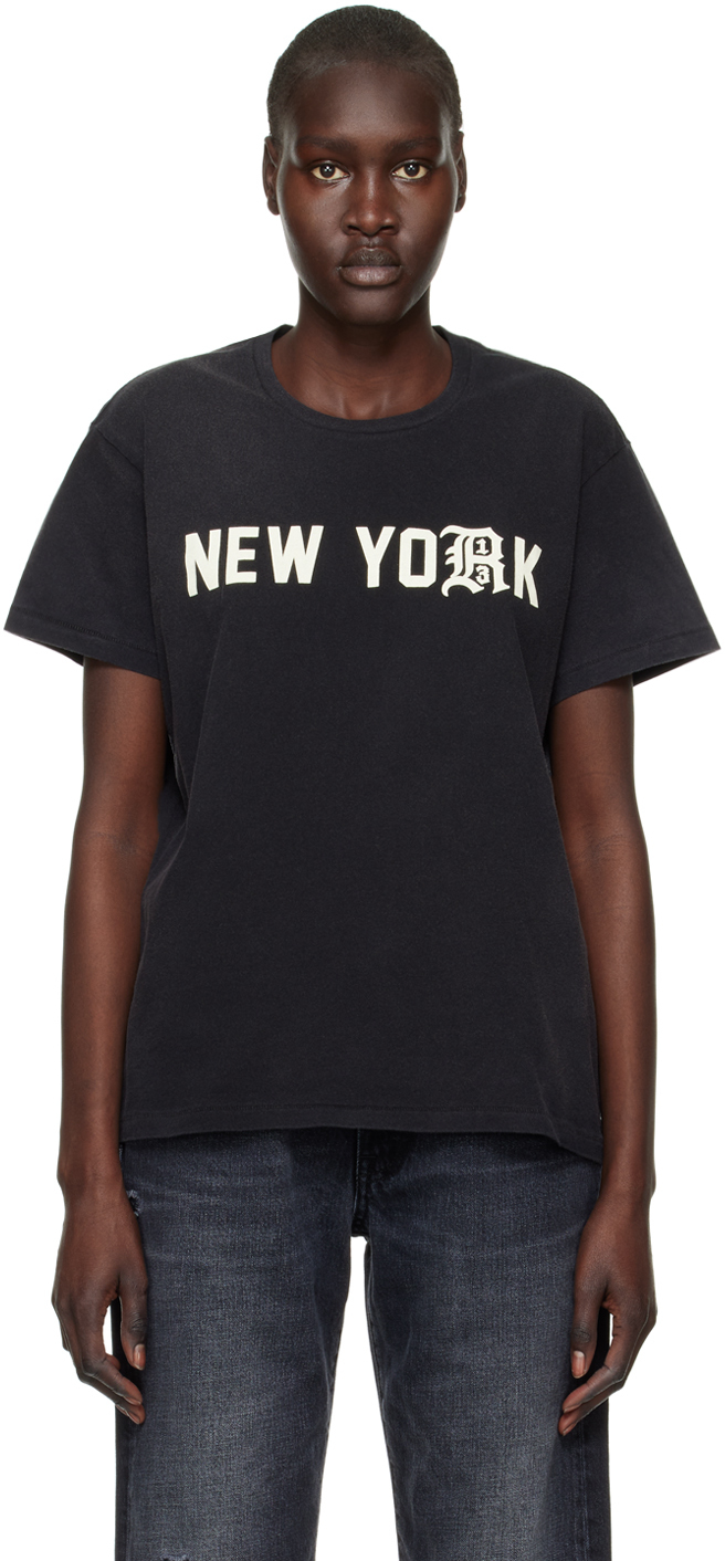 R13 "impossible1" Embroidered Knit In Black